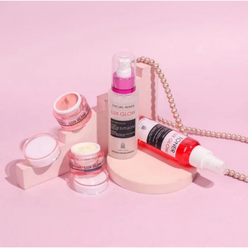 ‼️READY‼️PAKET LUXURY GLOW WHITENING - PEMUTIH WAJAH - WHITENING KULIT