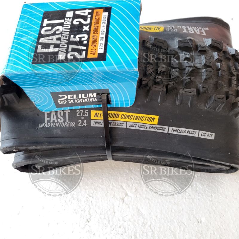 Ban Luar 27.5 x 2.40 Sepeda Enduro Trial Downhill MTB. KEVLAR SKINWALL. TUBELESS READY. DELIUM