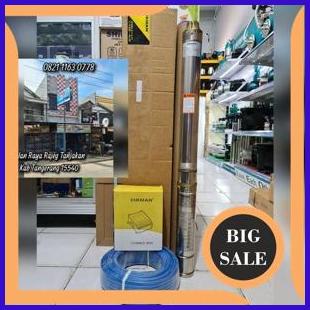 sparepart SUBMERSIBLE PUMP FIRMAN 0.5HP 3INCH PLUS KABEL POMPA SATELIT FIRMAN 2774N23