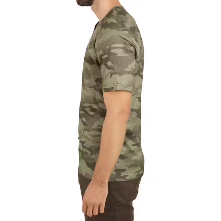 SOLOGNAC 100 Kaos Lengan Pendek Pria Olahraga Berburu Baju Hunting