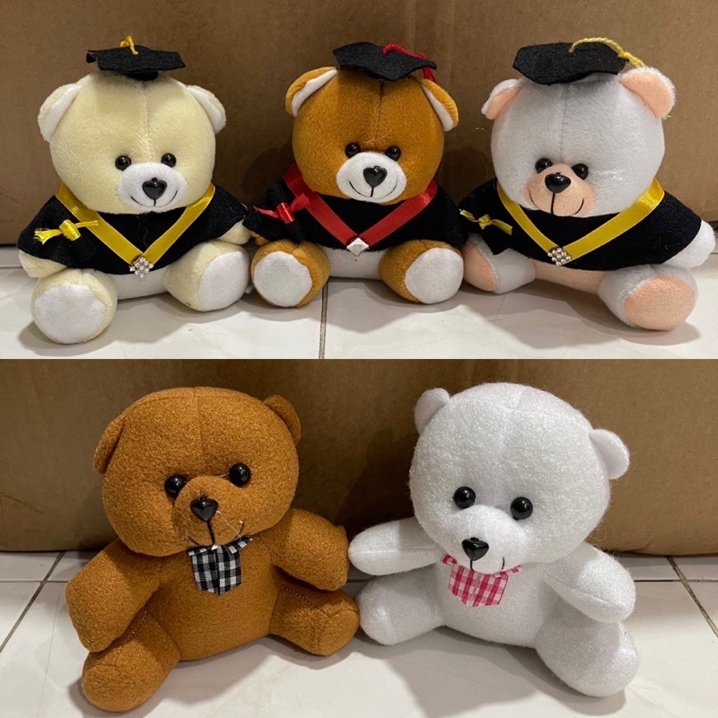 Jual Boneka Mini 15cm untuk Buket / Graduation Wisuda / Hampers Beruang ...