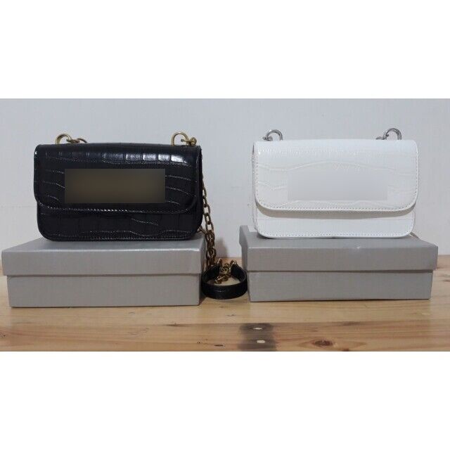 BJ61807 (DAPAT BOX + INVOICE) - BLACK/WHITE - TAS SLEMPANG CLUTCH PESTA BALENCI TALI RANTAI WANITA FASHION IMPORT MODIS ELEGAN TERMURAH TERLARIS TERBARU BAGSTORE JAKARTA TAS BATAM ZC1807