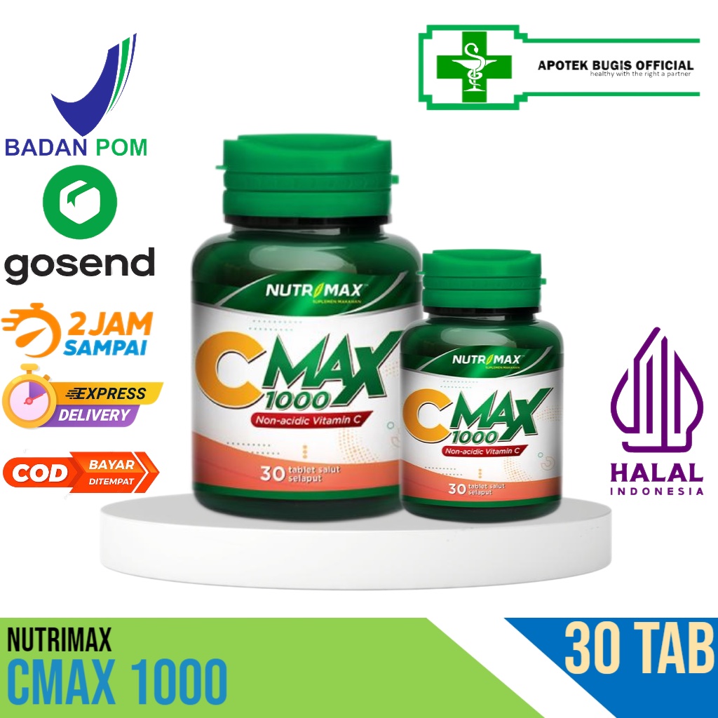 Nutrimax C Max 1000 30 Tablet - Non-Acidic Vitamin C