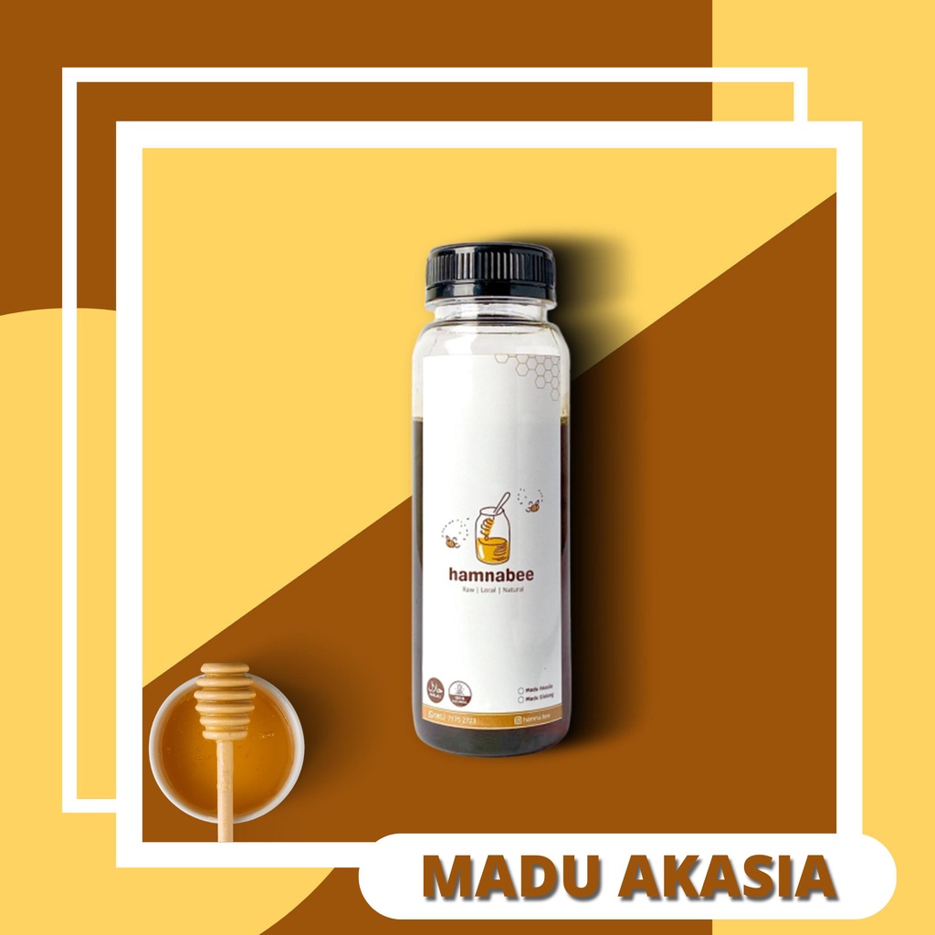 

MADU MURNI AKASIA CARPA 250 GR | HAMNABEE RAW FOREST HONEY TANPA CAMPURAN