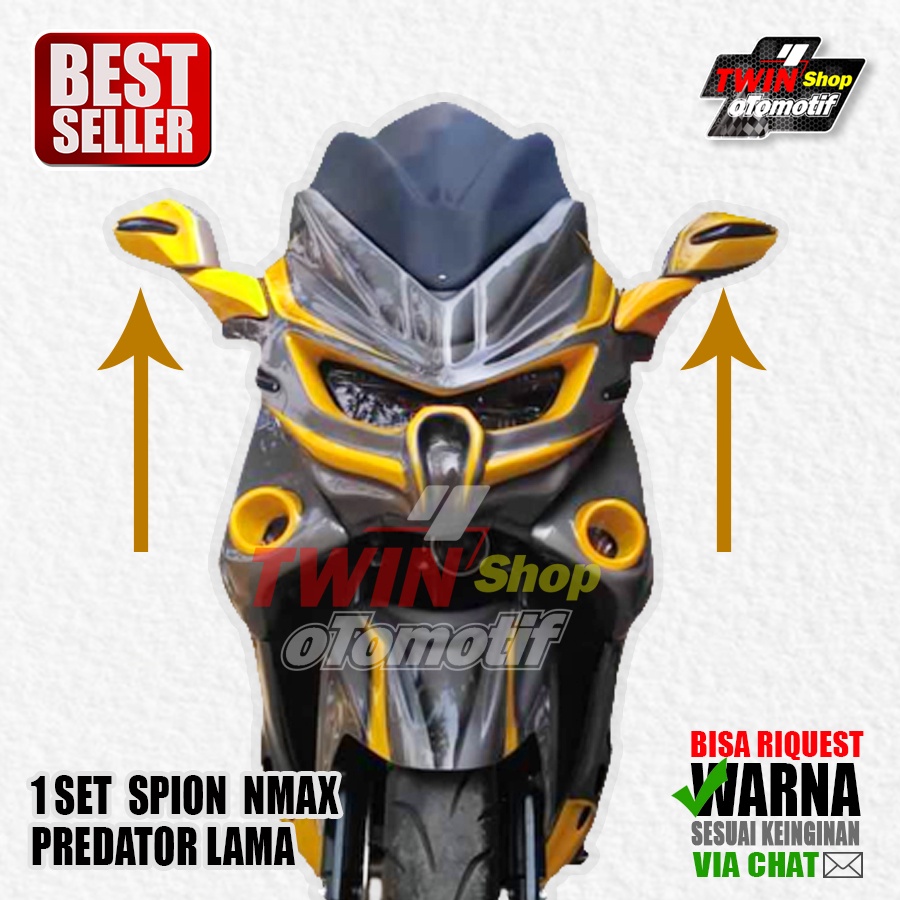 SPION NMAX PREDATOR OLD GOLD , SPION NMAX OLD, SPION LIPAT NMAX WARNA BISA RIQUEST SESUAI KEINGINAN 