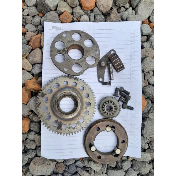 one way gigi wanway penghantar doubel stater yamaha alfa f1 fiz fiz r
