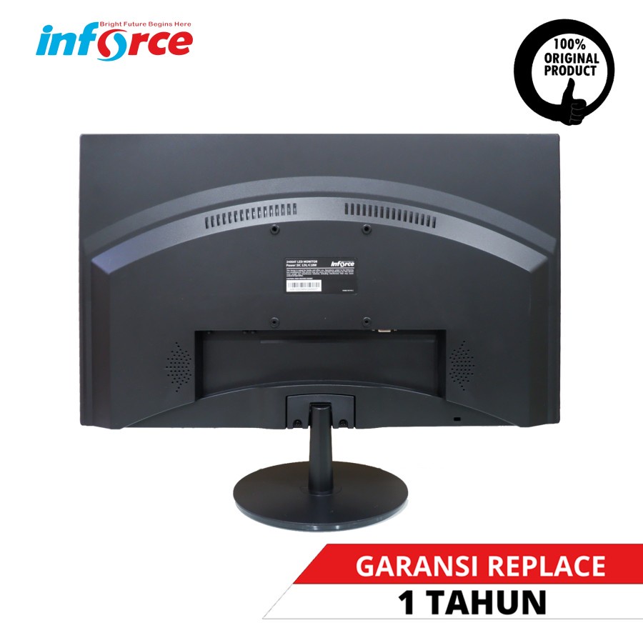 MONITOR 24 INCI INFORCE LED 2400AT 24&quot; VGA HDMI SPEAKER INFORCE 24AT 24&quot; GARANSI RESMI 1 TAHUN