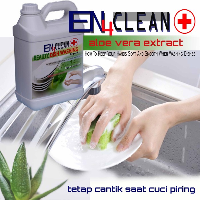 Sabun cuci piring 5 Liter Aloe vera extract tidak kering ditangan (toko oshe)