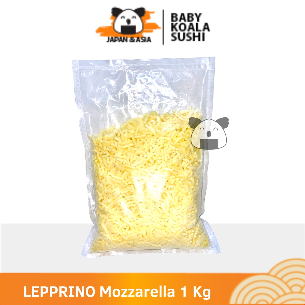 LEPPRINO Keju Mozzarella Shredded 1 Kg Halal │ Import America