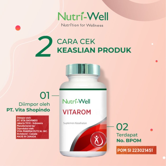 Nutriwell Vitarom 30 Caps