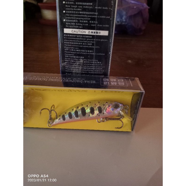 Lure minnow TSURINOYA DW63 50S 5 Gr Original