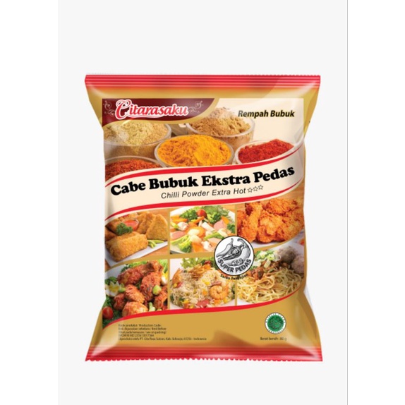 

Cabe Bubuk Extra Pedas (80 gr)