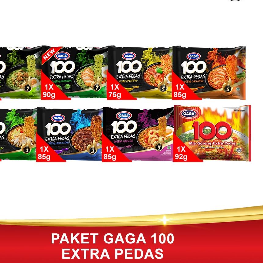 

SH5ღ Paket GAGA 100 Extra Pedas (GG131) SEGERA BELI