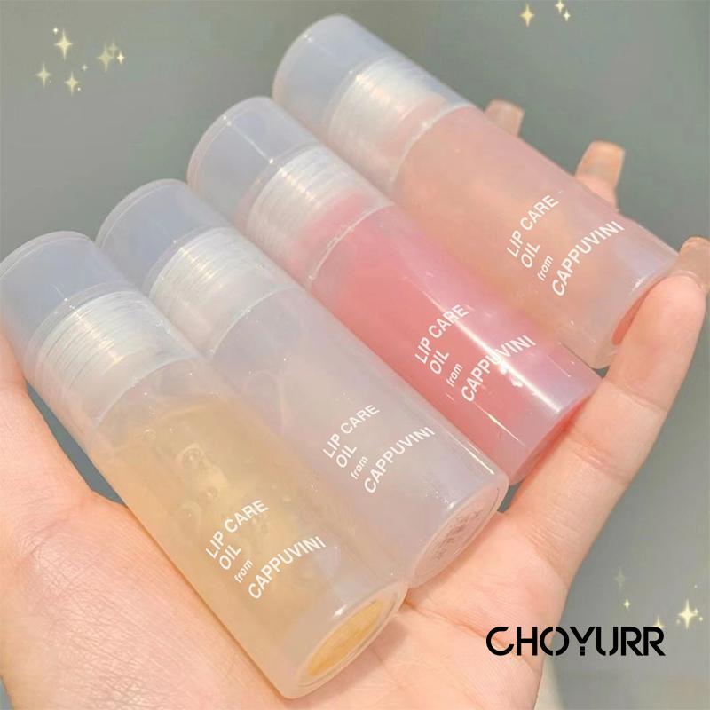 【COD】Lip Balm Transparant  Moisturize Repair Nourish Reduce Wrinkles Lip Glow Oil Lip Gloss 4 Warna Glossy Korean Import-CH