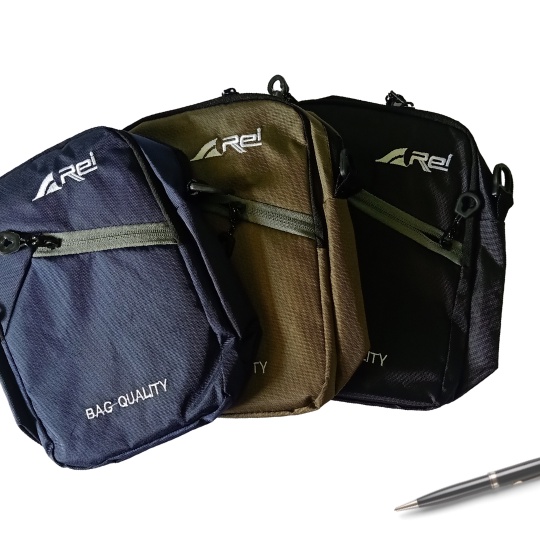 TAS SELEMPANG KOTAK REI BAG QUALITY PRIA WANITA