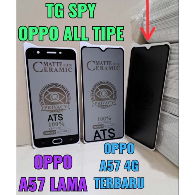 Tempered Glass Anti-Spy Ceramic Matte 1 Tipe 10pcs Tipe Lengkap, Oppo A17 Oppo A17K Oppo A57 Oppo A57 4G Oppo A77S , Tipe Pengaman Layar Depan , Tipe Pelindung Layar Anti-Spy , Bahan Pengaman Layar Anti-Spy Ceramic Matte, Merek Handphone All Tipe