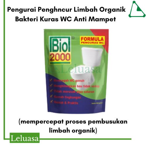 Pengurai Penghancur Limbah Organik Bakteri Kuras WC Anti Mampet (mempercepat proses pembusukan limba