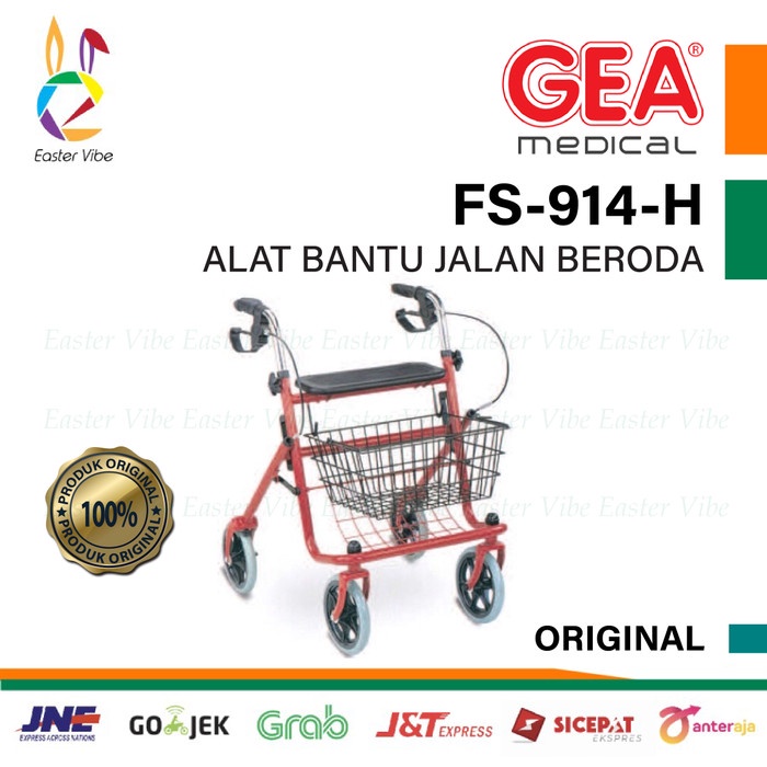 GEA FS914H FS 914 H WALKER ROLLATOR RODA ALAT BANTU JALAN