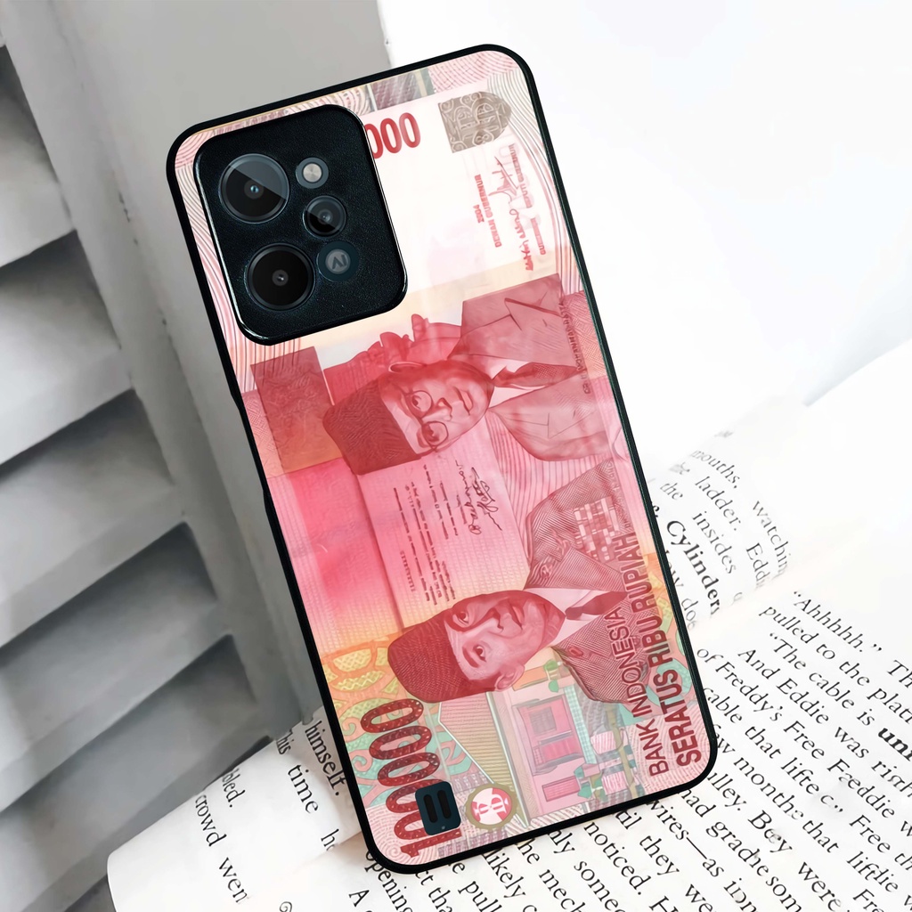 (SV33) Case Kilau Realme C31 | Casing Hp Realme | Pelindung Smartphone | Motif Uang Seven Case