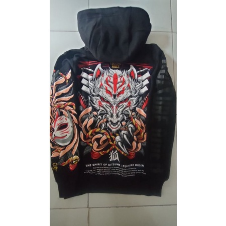 hoodie kitsune culture rider size M