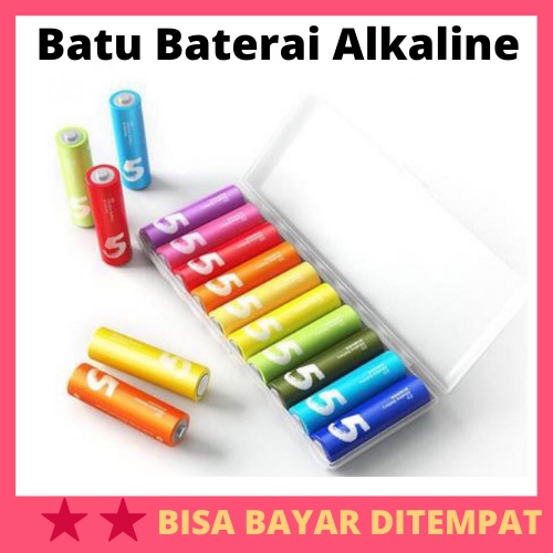 Xiaomi Batu Baterai Alkaline AA Non Rechargeable Battery 10 PCS / Batu Batre Baterai Battery Alkalin