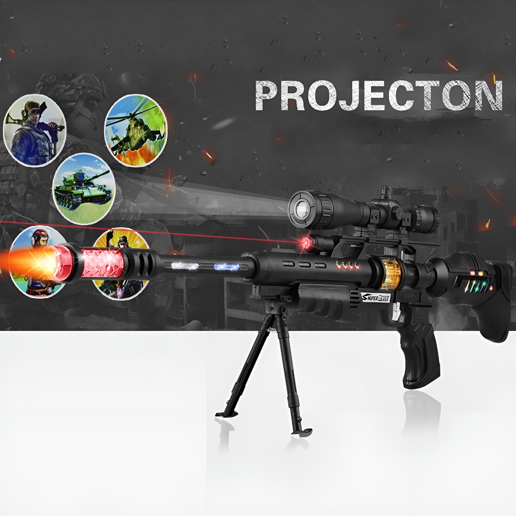 Sniper Series | Mainan Anak Laki Laki Tembak Tembakan | Pistol Mainan Anak Bunyi Dan Nyala | Mainan Terbaru 2021