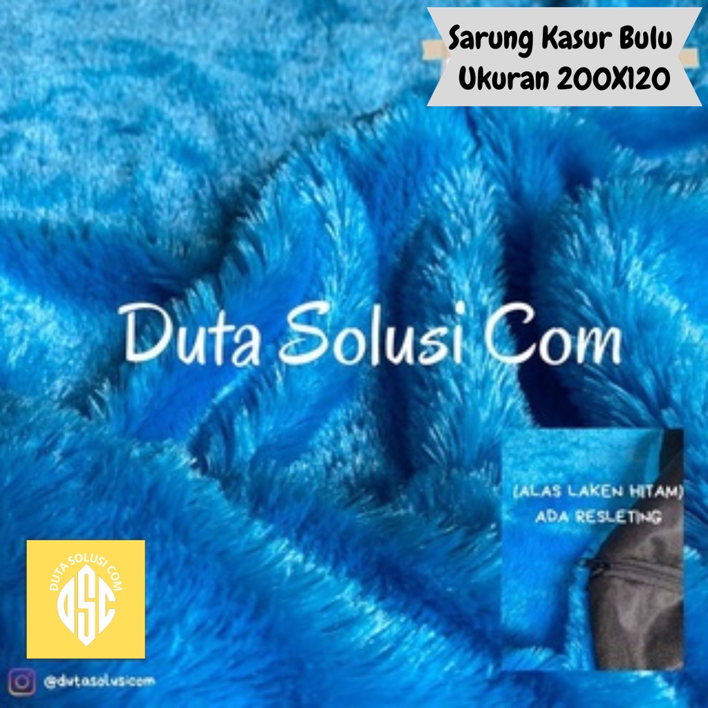 Sarung Kasur Bulu Rasfur Ukuran 200x120 (Bisa Untuk Busa Tebal Maksimum 15 CM)