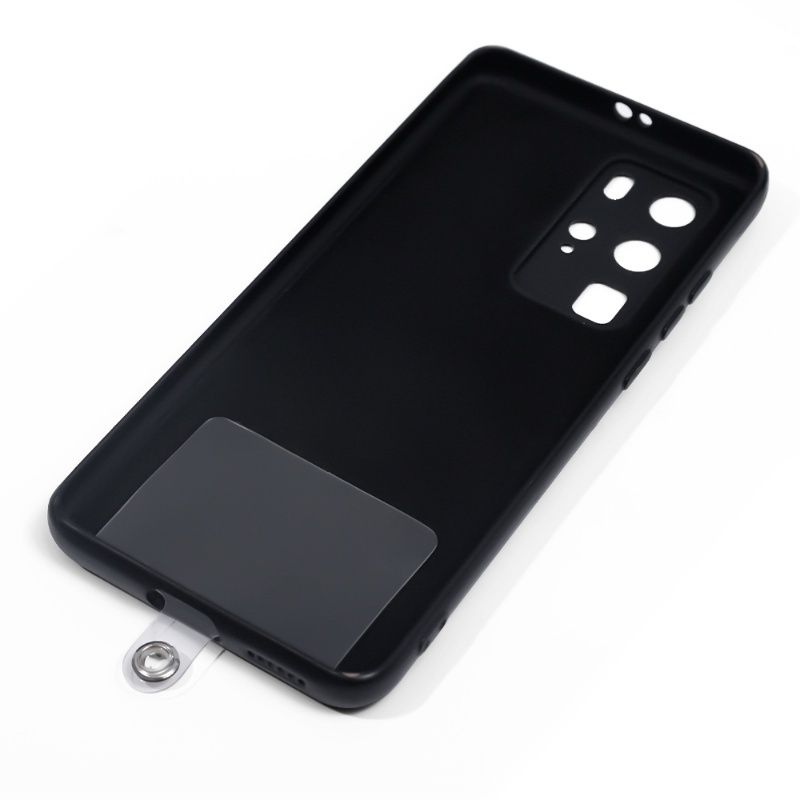 Tab Lanyard Telepon Universal Matte Transparan Untuk Ponsel Tether Kartu Cord Gasket Klip Loop Lubang Gantung Strap Patche