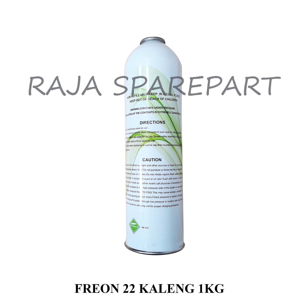 Freon Refrigerant R22 Kaleng 1Kg TANAKA ( PENGIRIMAN KHUSUS PULAU JAWA)