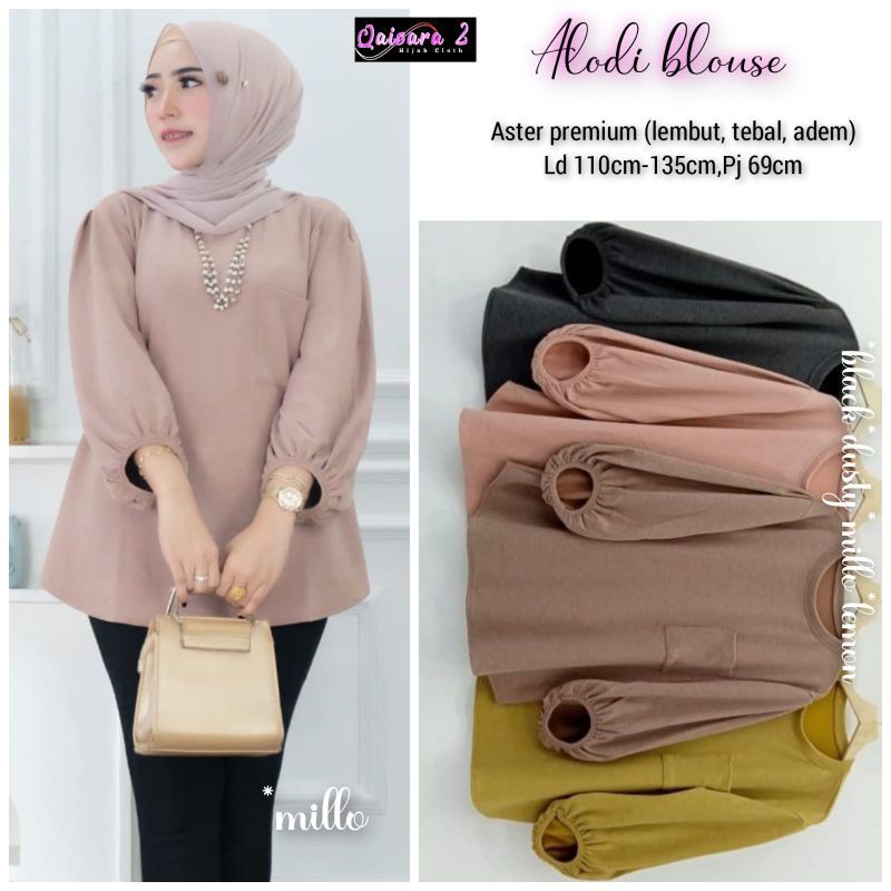 Blouse sakila oversize polos/Atasan wanita