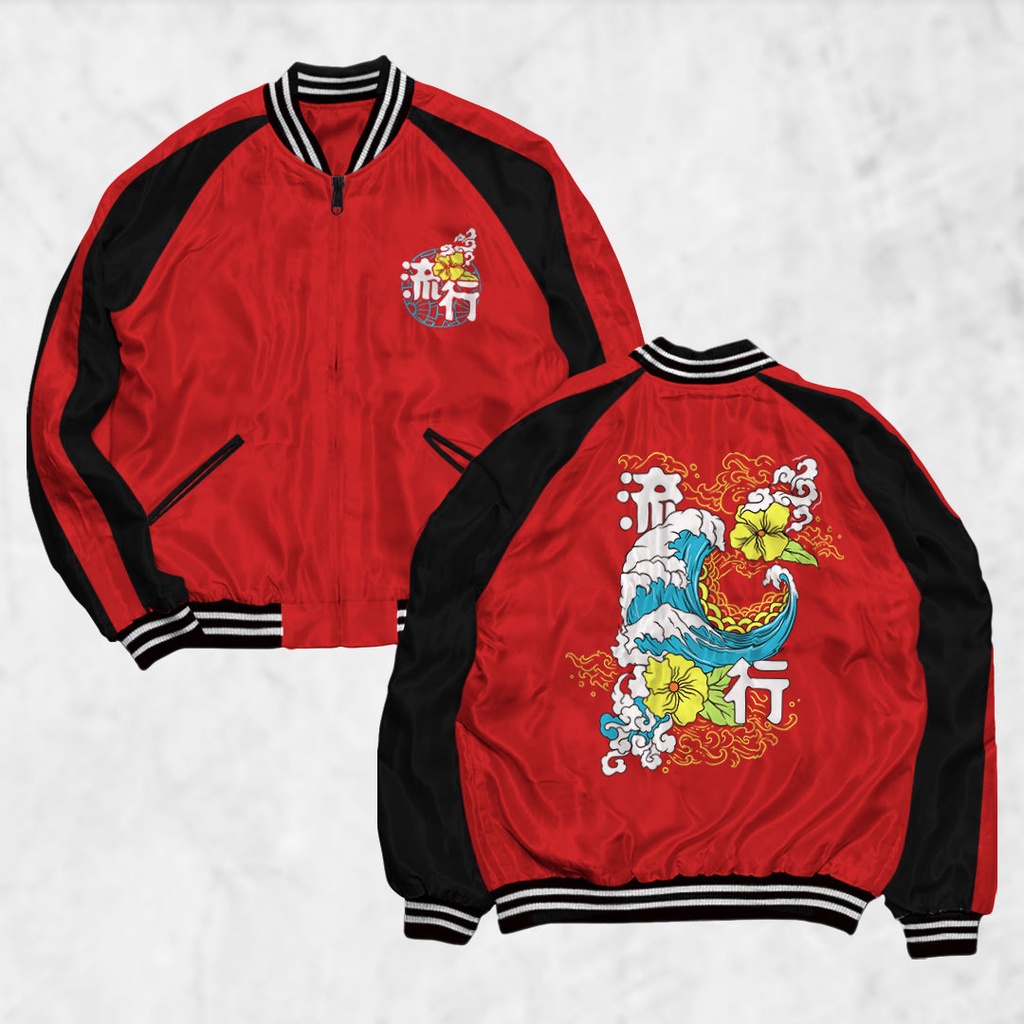 HIPNOP Jaket Sukajan Nami Sablon Jaket Pria Wanita Distro Unisex Japan Premium Original