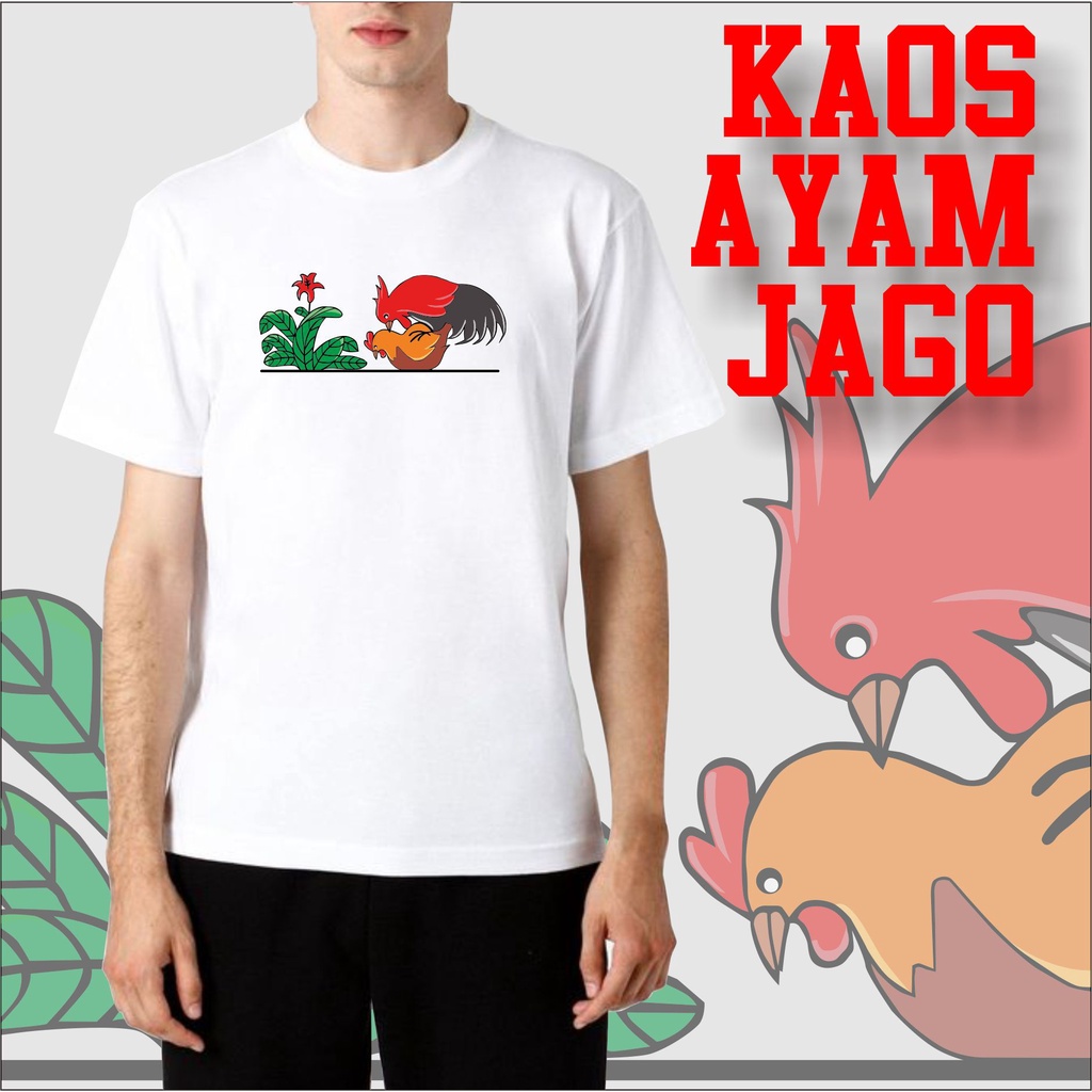 KAOS AYAM JAGO / KAOS AYAM JAGO MANGKOK KEREN