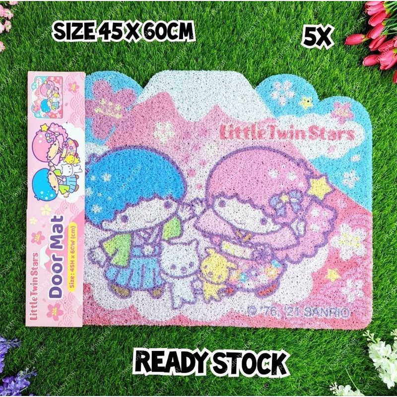 Keset Bihun Kamar Mandi Dapur / Alas Kaki / Anti Slip Mat Pink CNY Sincia Imlek Lebaran 45 x 60cm Sa