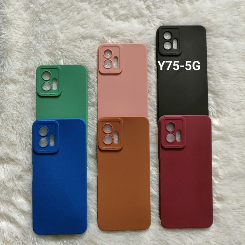 SOFTCASE MACARON PRO CAMERA FOR VIVO Y75_5G