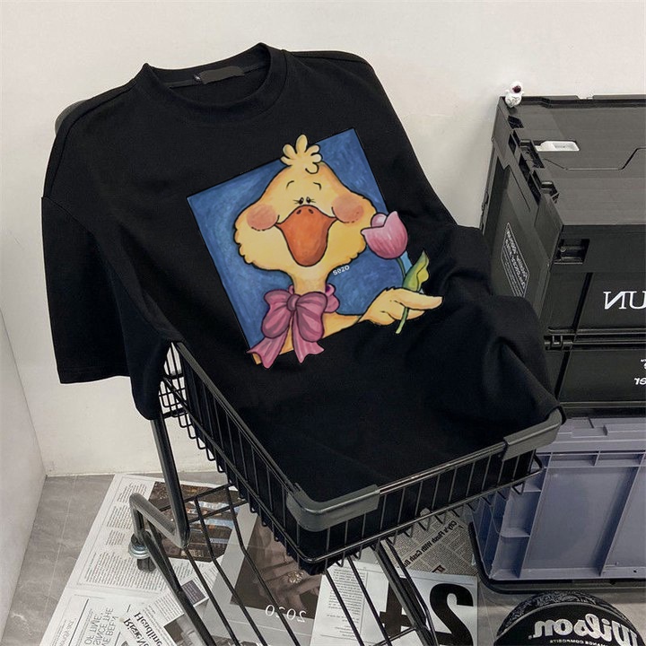 RDGF official shop kaos pria terbaru 2023 Pencetakan animasi kartun kaos murah kaos kekinian kaos hitam oversize PRIA &amp; WANITA (UNISEX)