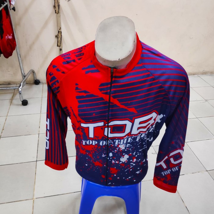 ⭐BISA COD⭐ KAOS SEPEDA BAJU JERSEY LENGAN PANJANG RESLETING PANJANG