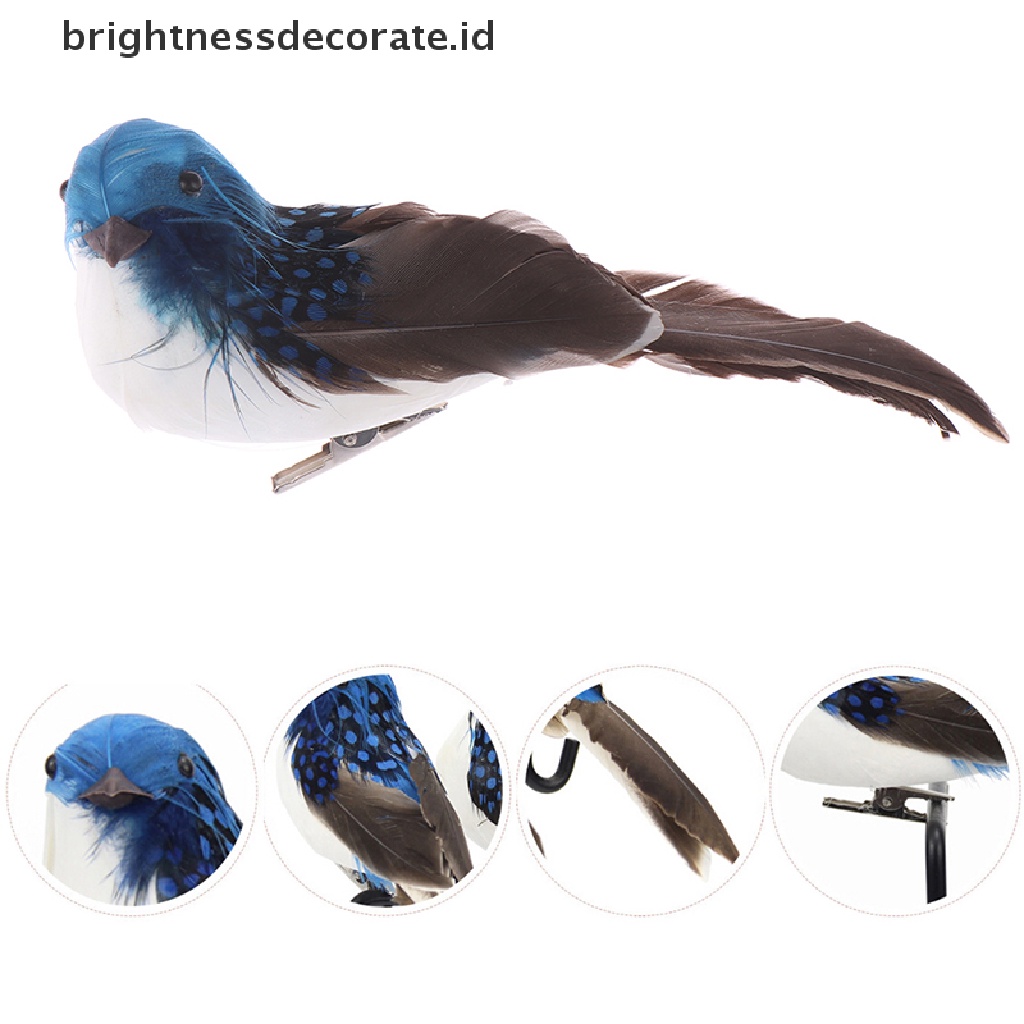 [Birth] Burung Palsu Mini artificial Bulu Angsa Busa Dekorasi Taman Pernikahan.Ornament  [ID] Baju Kaos Distro Pria Wanita Lengan Panjang [ID]