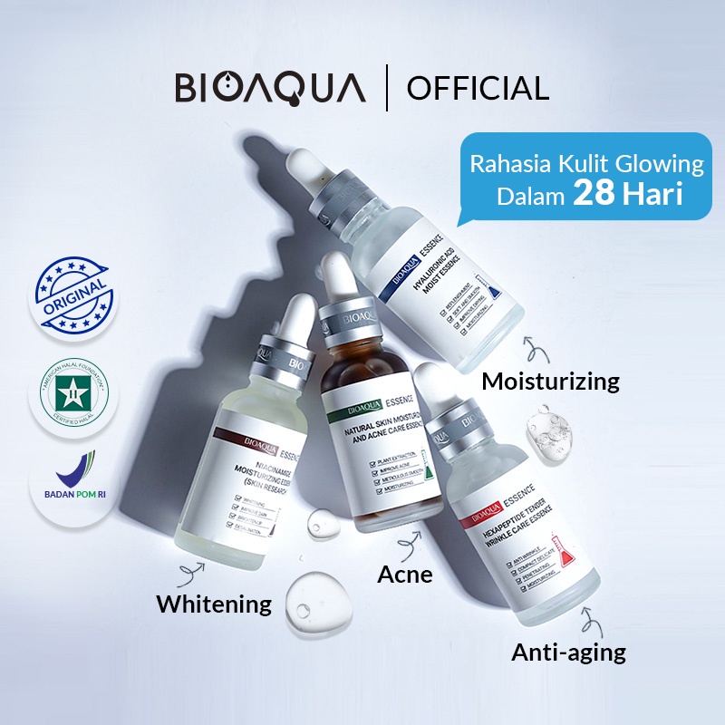 ❤ MEMEY ❤ BIOAQUA Moisturizing Essence | Niacinamide Hyaluronic Acid Acne Care Anti Wrinkle