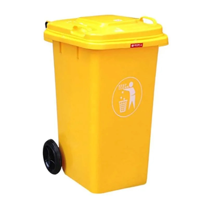 Tempat Sampah tong sampah Kotak Sampah Astana Dustbin 120 LITER DENGAN RODA lion star C-67