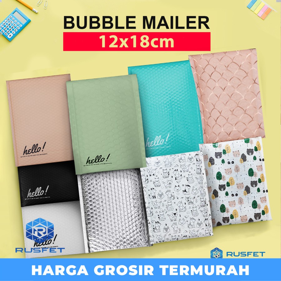 

Amplop Bubble Mailer 12x18cm All Varian Satuan