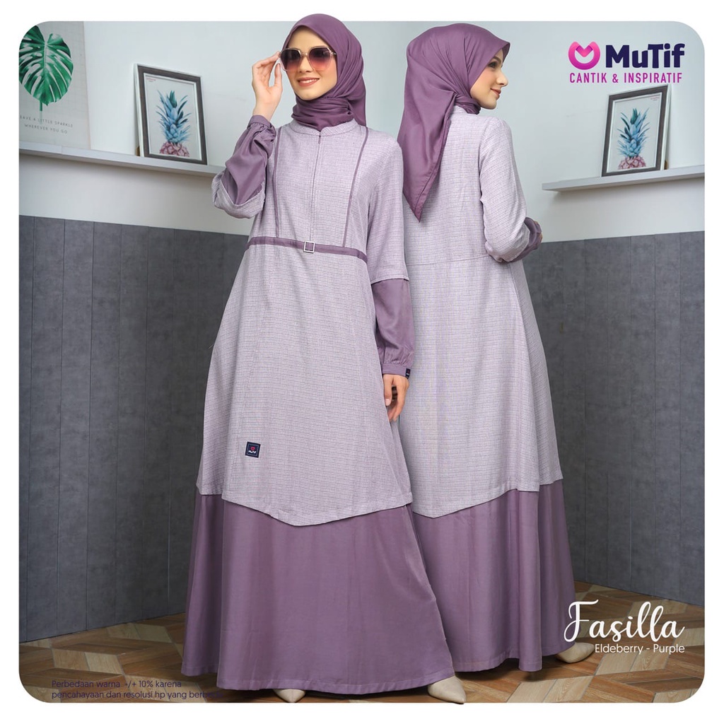 GAMIS MUTIF FASILLA ELDEBERRY PURPLE, GAMIS MUTIF, GAMIS MURAH, GAMIS KEKINIAN, GAMIS MODERN