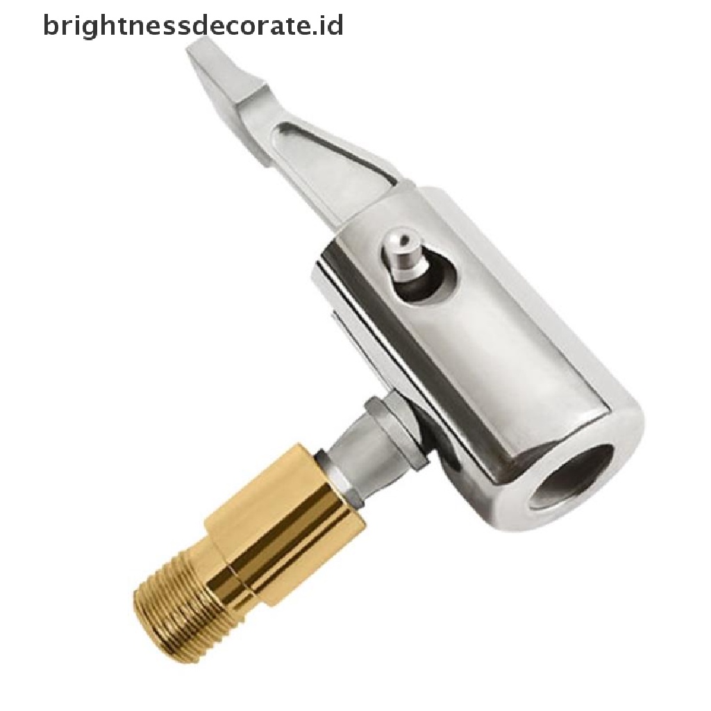 [Birth] Stainless Steel Tire Chucks Angin Kompresor Air Chucks Tire Inflation Nozzle [ID]