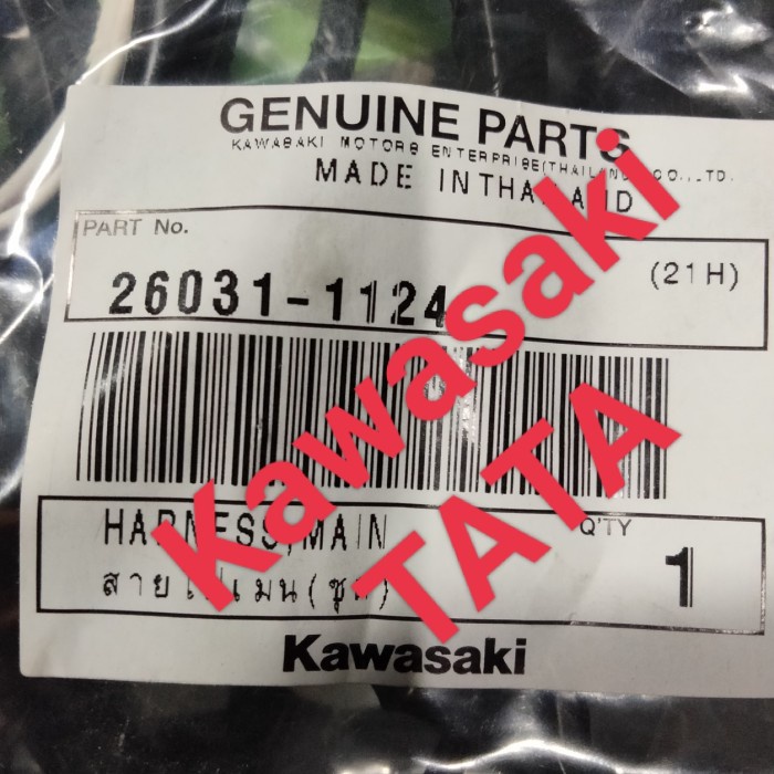 Kabel Body Ninja 250 Karbu 2011-2012. Original Kawasaki. #Original