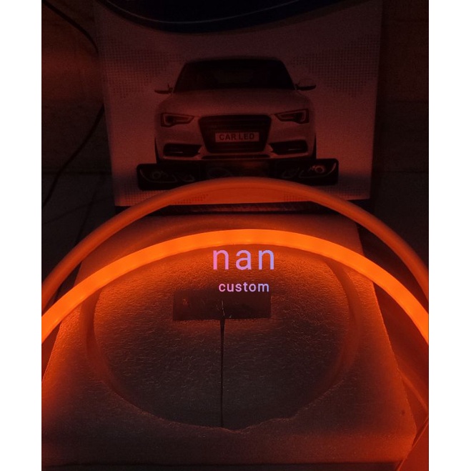 lampu led drl 60cm warna kuning super quality / DRL ALIS 60CM MOBIL MOTOR QUALITAS LAMA A+++ kuning