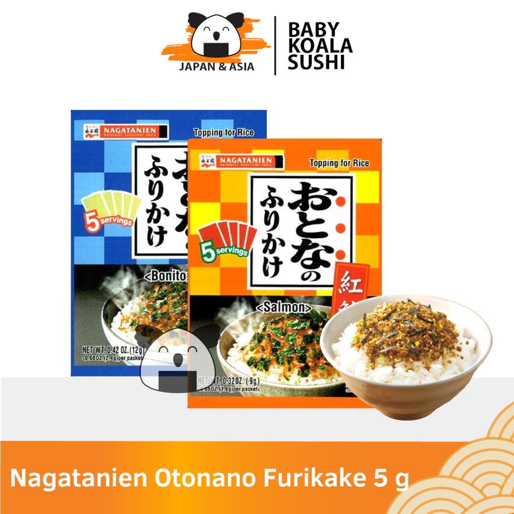 NAGATANIEN Otonano Furikake  | Salmon  Cakalang | Abon Jepang