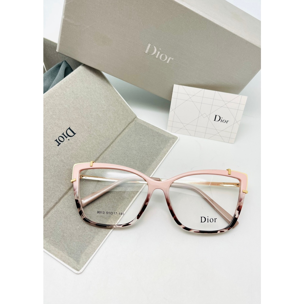 NEW FRAME KACAMATA WANITA Dior j8013 BLACK PINK