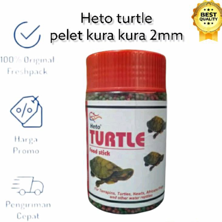 HETO TURTLE MAKANAN KURA KURA / PELET KURA KURA