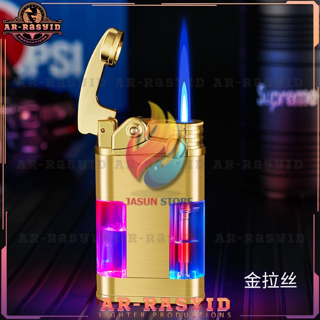 BISA COD! Korek Api Las Gas LED Rocker Lighter TH-612 2040