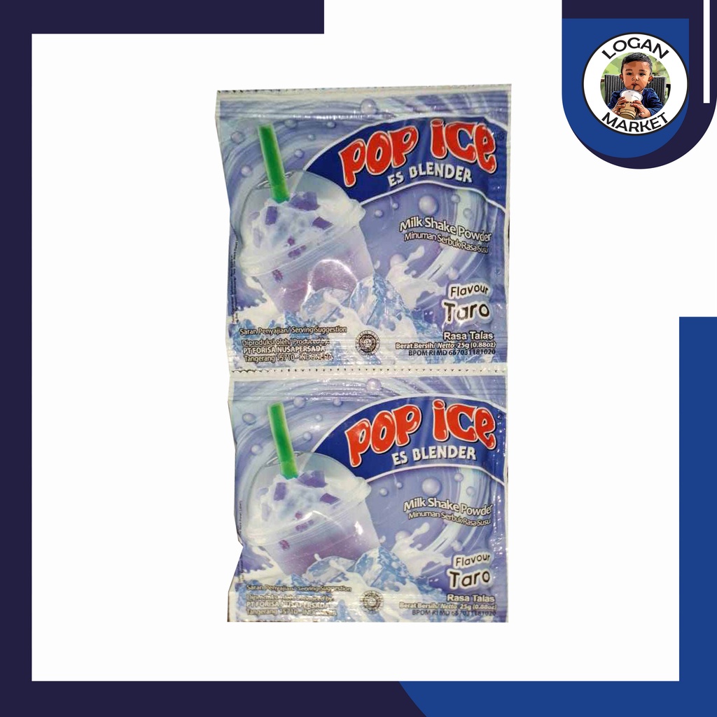 

Pop Ice Es Blender Taro Renceng 10 Pcs Sachet 25gram