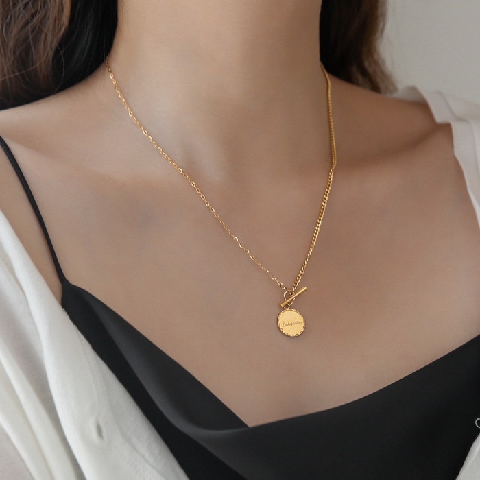 Kalung cantol beloved titanium anti karat harga grosir bisa cod